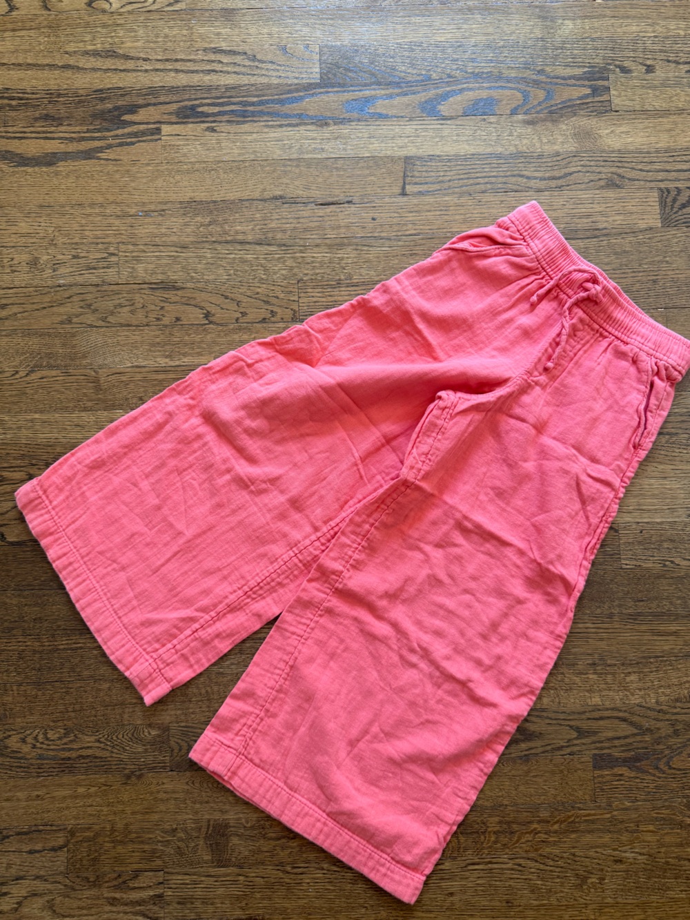Old Navy Coral Pink Wide-Leg Pull-On Shorts